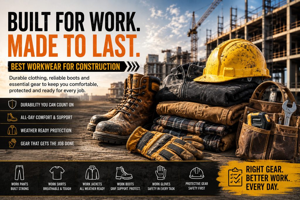 Essential Work Clothes Boots Gear