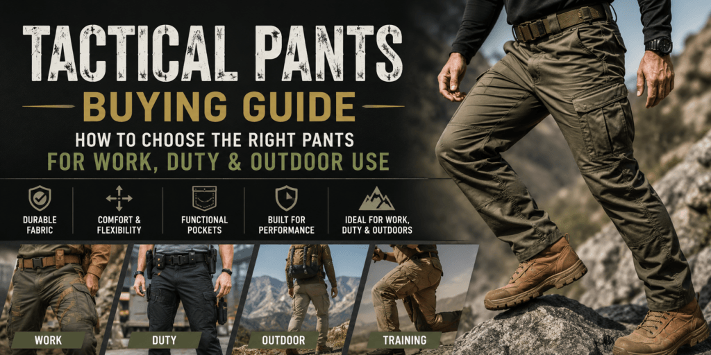 Tactical Pants Buying Guide: How to Choose the Right Pants for Work, Duty & Outdoor Use 1 Tactical Pants Buying Guide