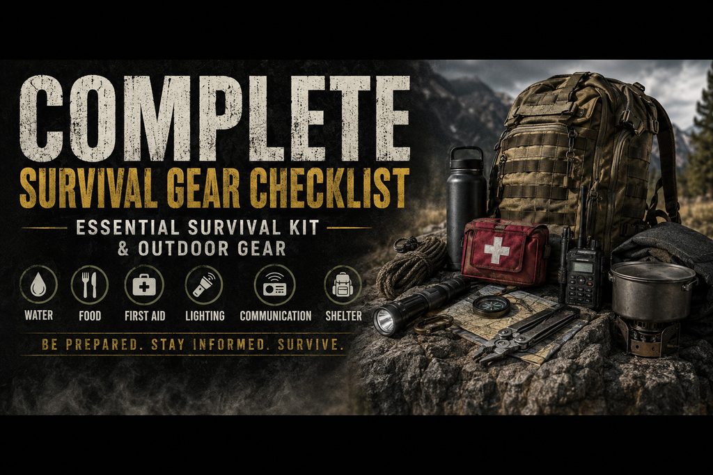 complete survival gear checklist 2