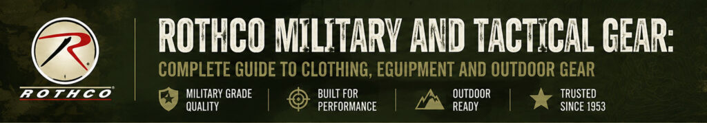 Rothco Military & Tactical Gear: Complete Guide to Clothing, Equipment & Outdoor Gear 1 rothco 1