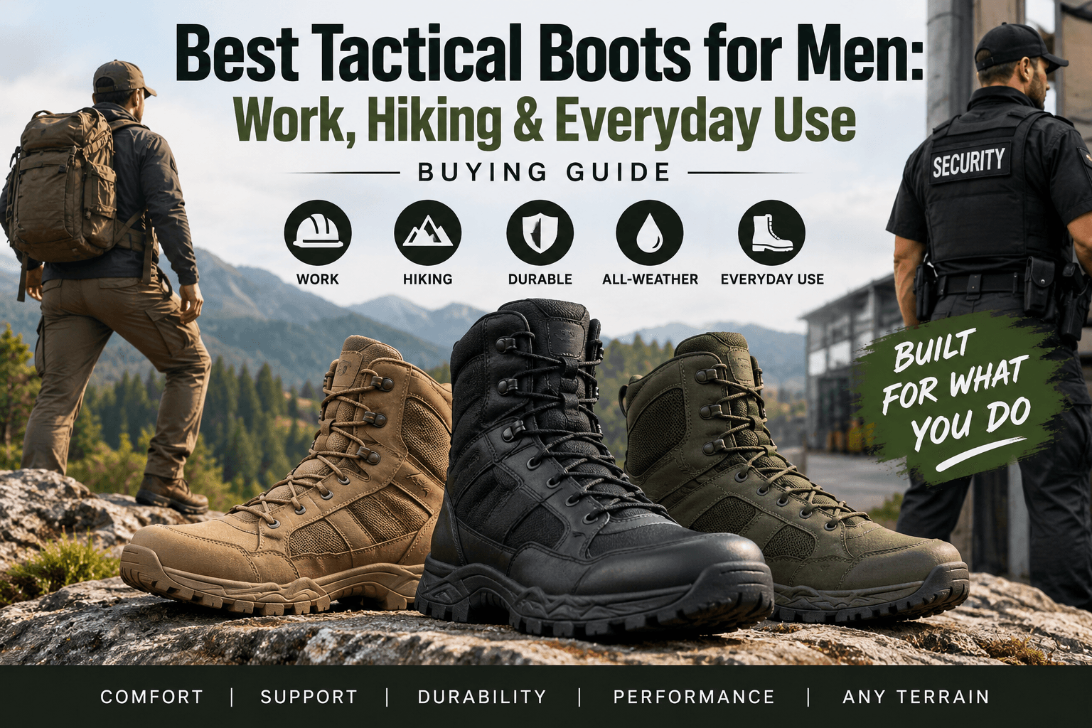Best Tactical Boots for Men 1
