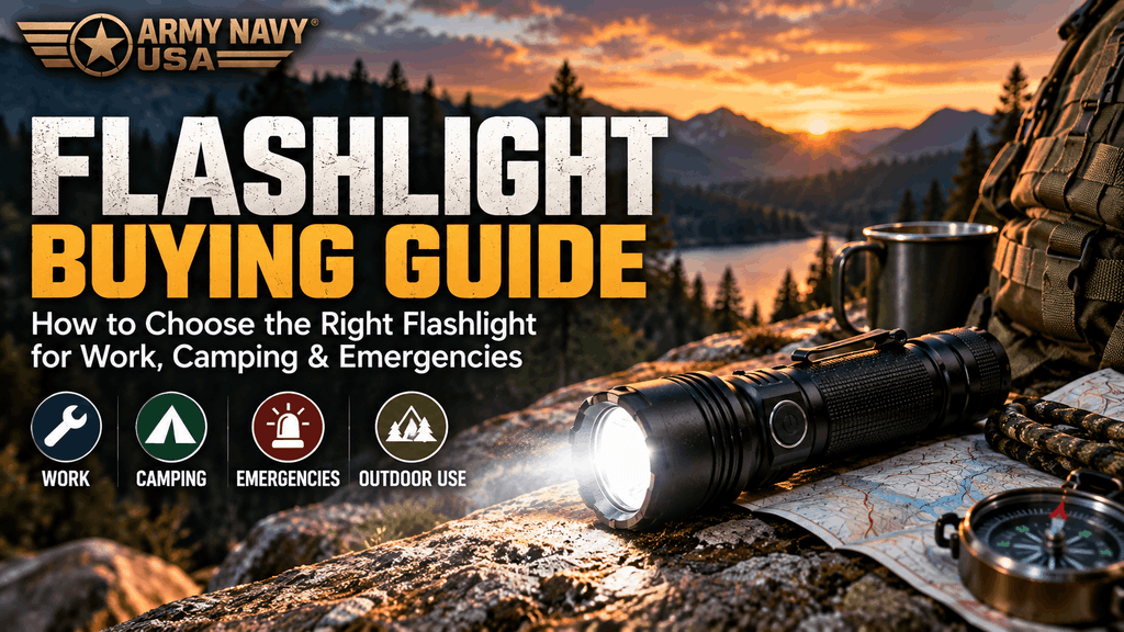 Flashlight Buying Guide How to Choose the Right Flashlight for Work Camping Emergencies