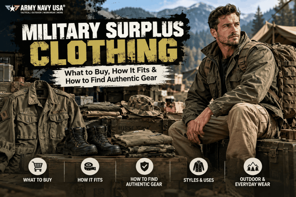 Military Surplus Clothing: What to Buy, How It Fits & How to Find Authentic Gear Military Surplus Clothing