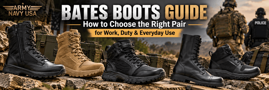 Bates boots guide for work, duty, military and everyday use